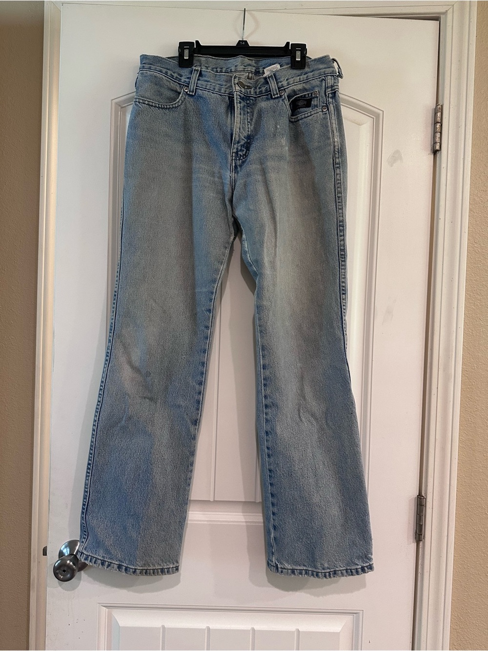 Harley-Davidson Light Blue Straight Leg Jeans